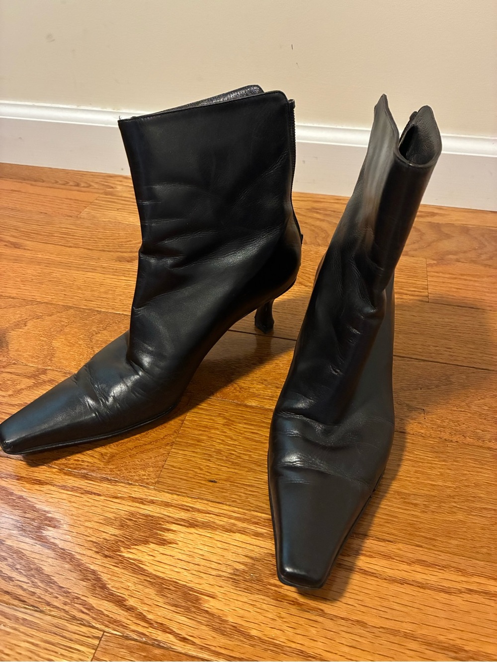 Dark Brown/Black Stuart Weitzman Booties 5.5